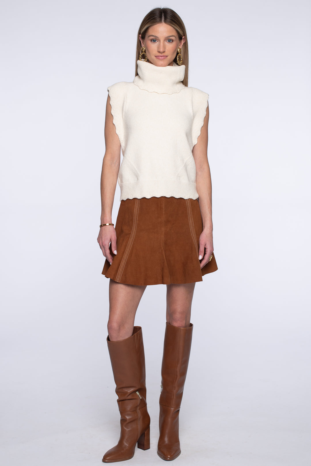 Elizabeth James the Label Maya Mini Skirt - Capri by Sunset & Co.