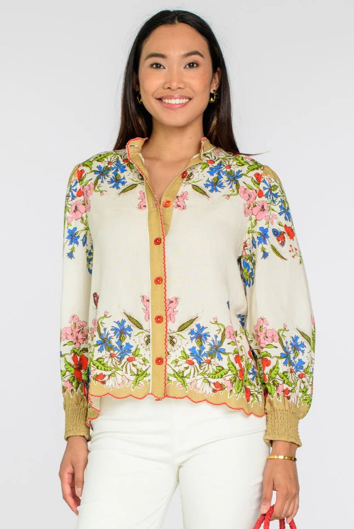 Elizabeth James the Label Emily Top - Capri by Sunset & Co.