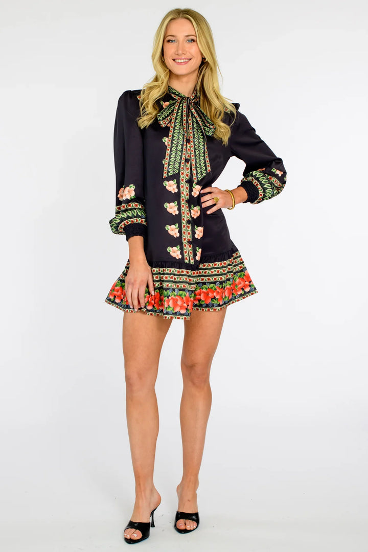 Elizabeth James The Label Brit Bow Dress - Capri by Sunset & Co.