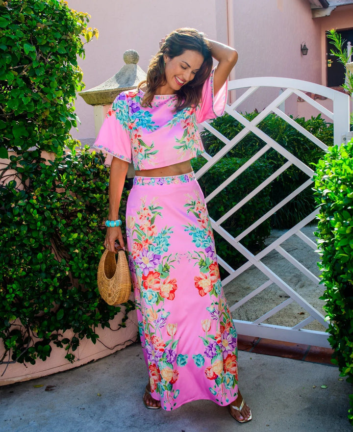 Elizabeth James The Label Anita Skirt - Capri by Sunset & Co.