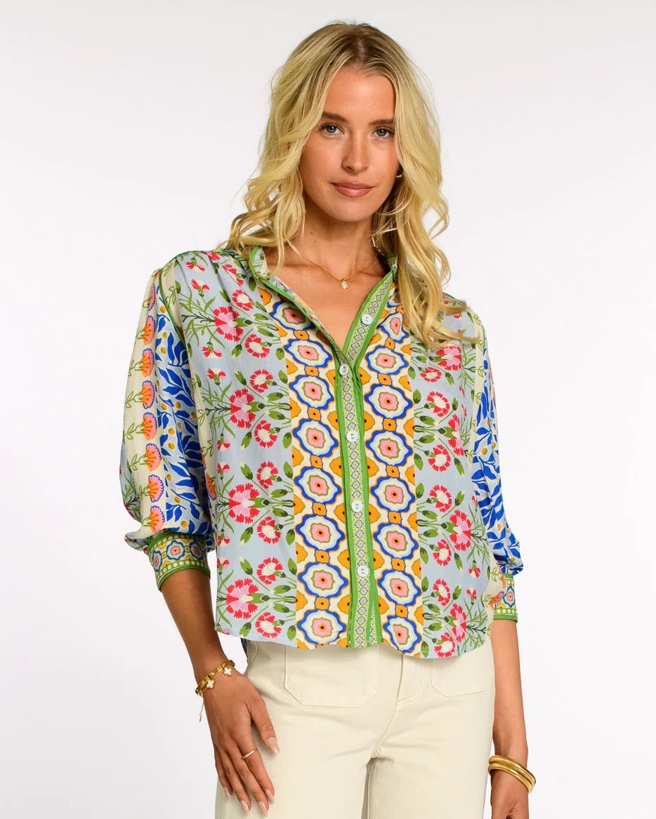 Elizabeth James the Label Lucia Top - Capri by Sunset & Co.