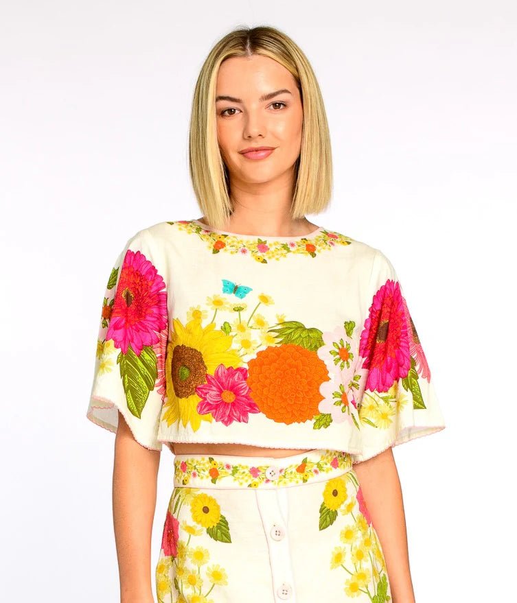 Elizabeth James the Label Paloma Top - Capri by Sunset & Co.