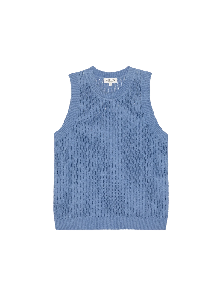 Nation LTD Elliana Knit Tank - Capri by Sunset & Co.