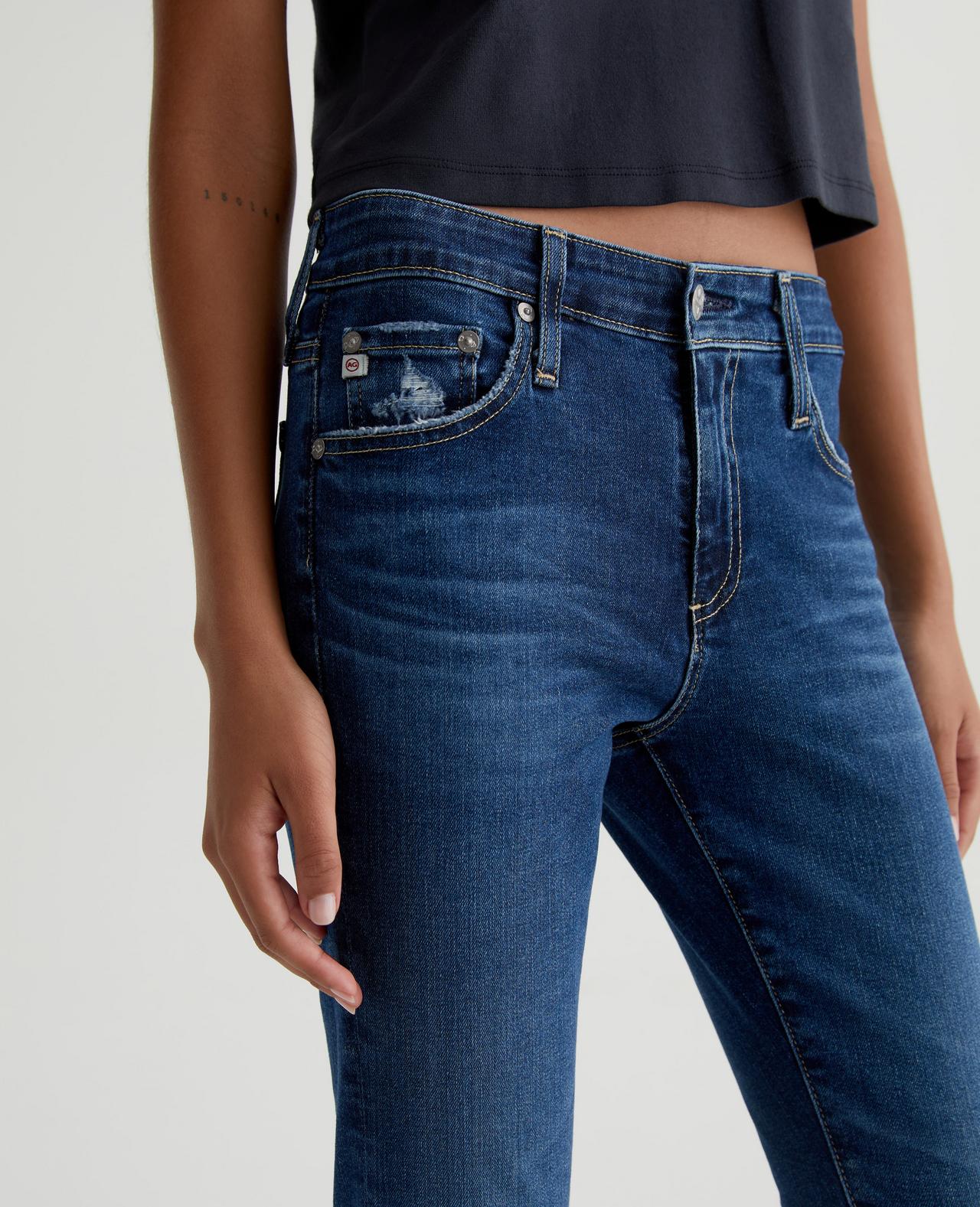 Farrah Ankle Jeans - 9 Year Distressed