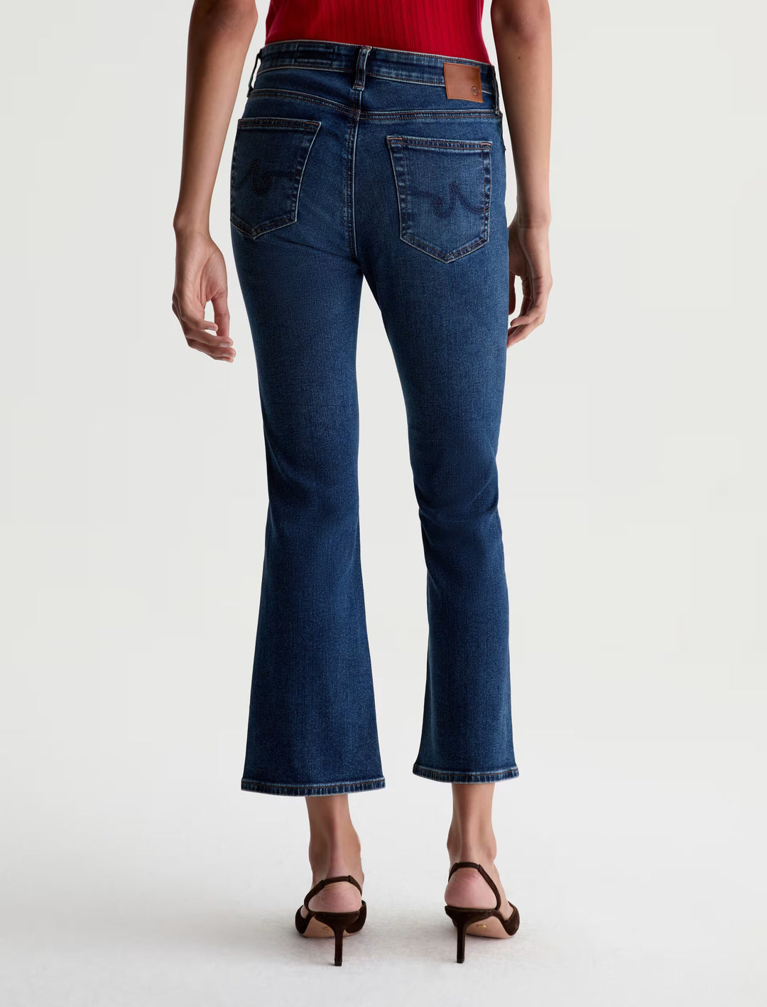 AG Jeans Farrah Mid-Rise Boot Crop