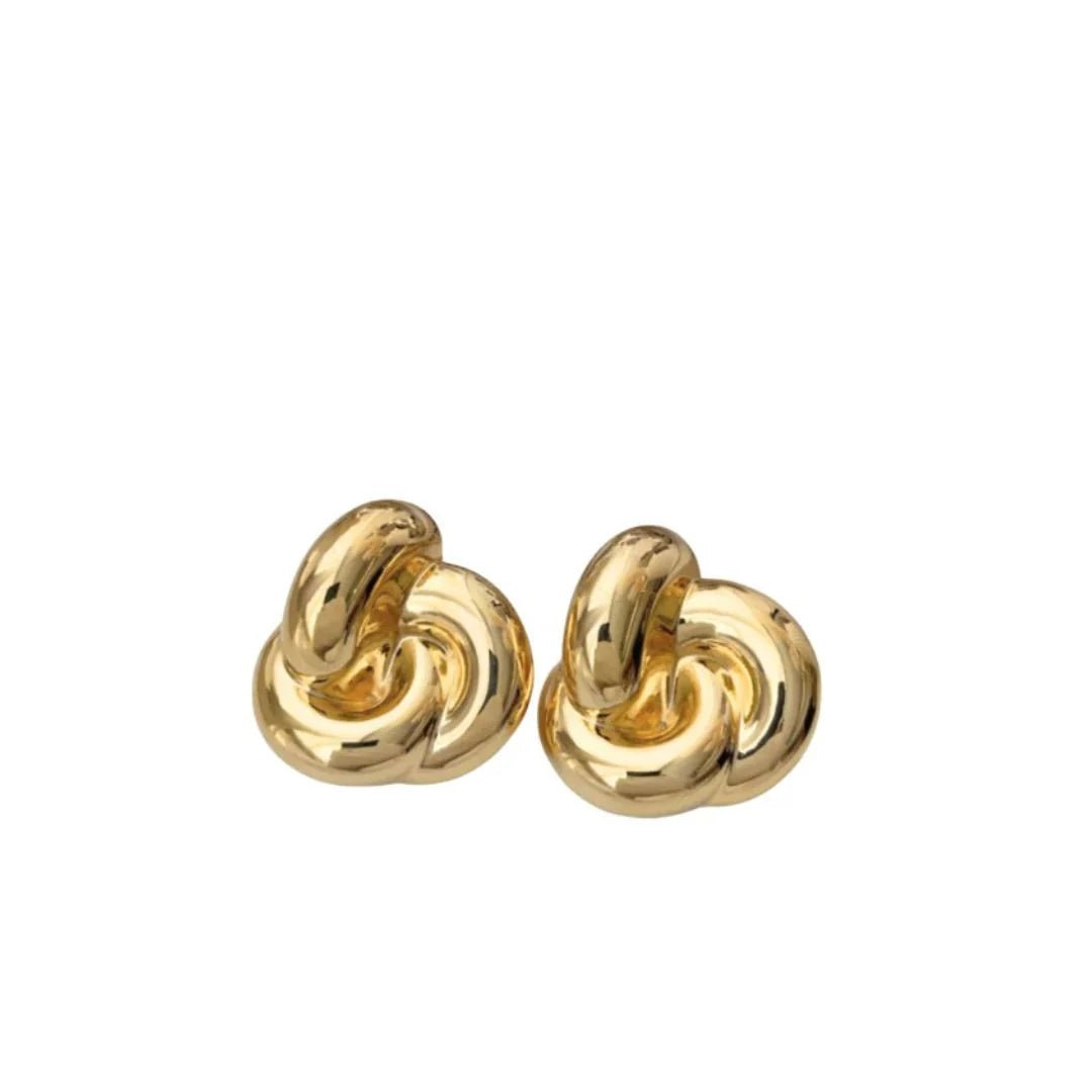 Accessory Concierge Golden Knot Studs - Capri by Sunset & Co.