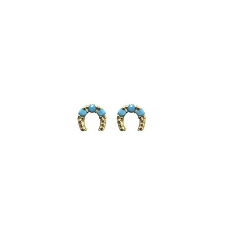 Accessory Concierge Mini Horseshoe Studs - Capri by Sunset & Co.