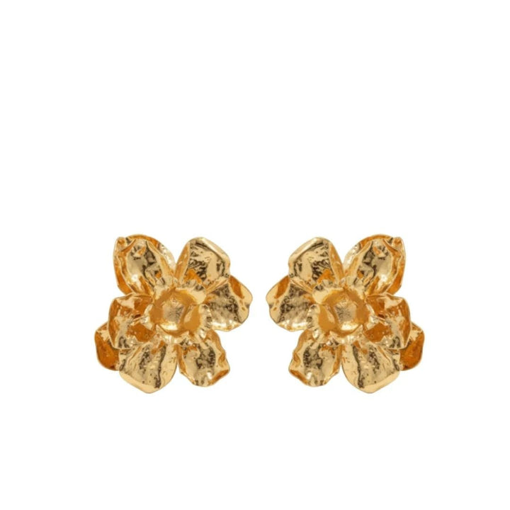 Accessory Concierge Metallic Bloom Earrings - Capri by Sunset & Co.