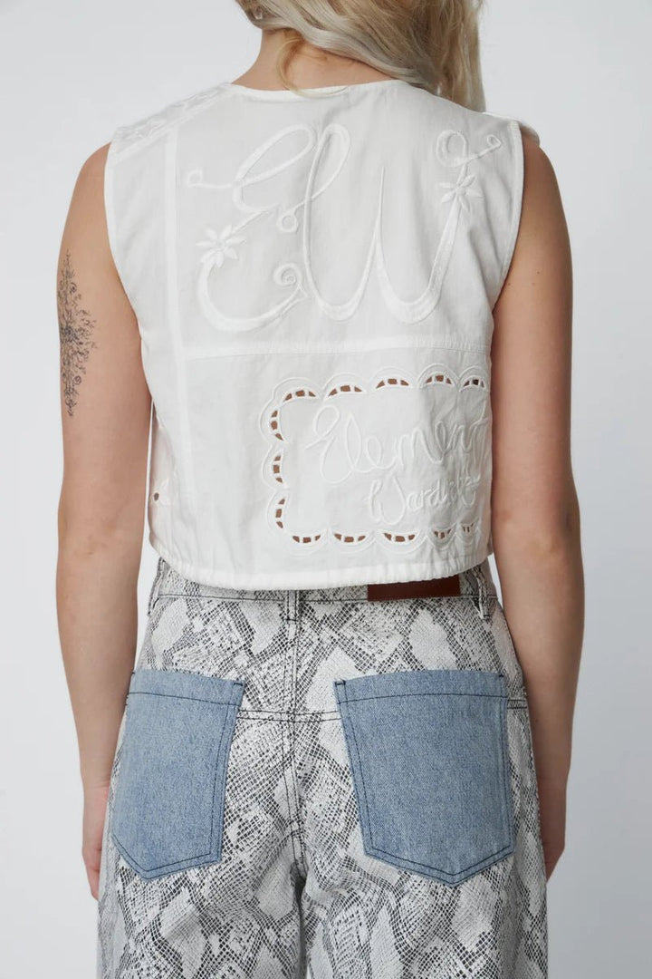 Stella Nova Elements Embroidered Top - Capri by Sunset & Co.