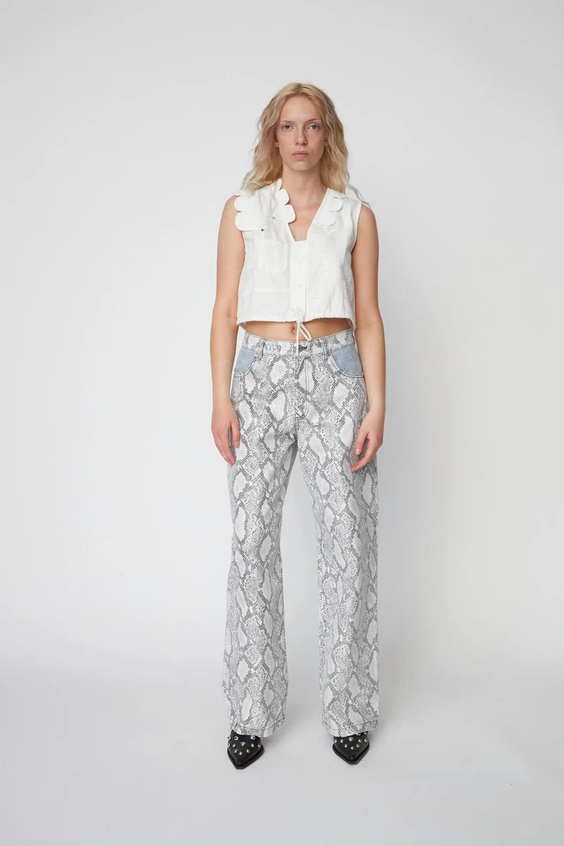 Stella Nova Elements Embroidered Top - Capri by Sunset & Co.
