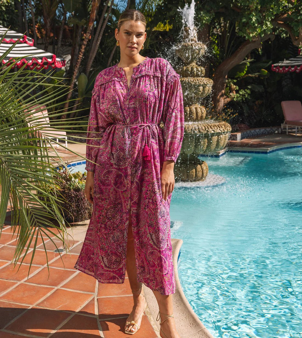 Cleobella Ellen Ankle Dress - Capri by Sunset & Co.