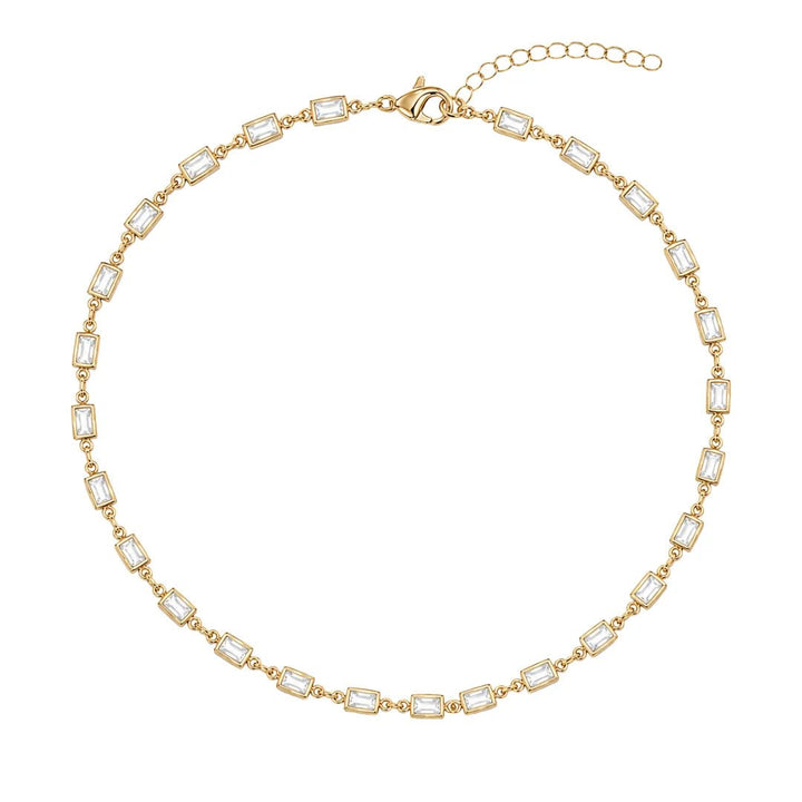 Essential Baguette Necklace - Capri by Sunset & Co.
