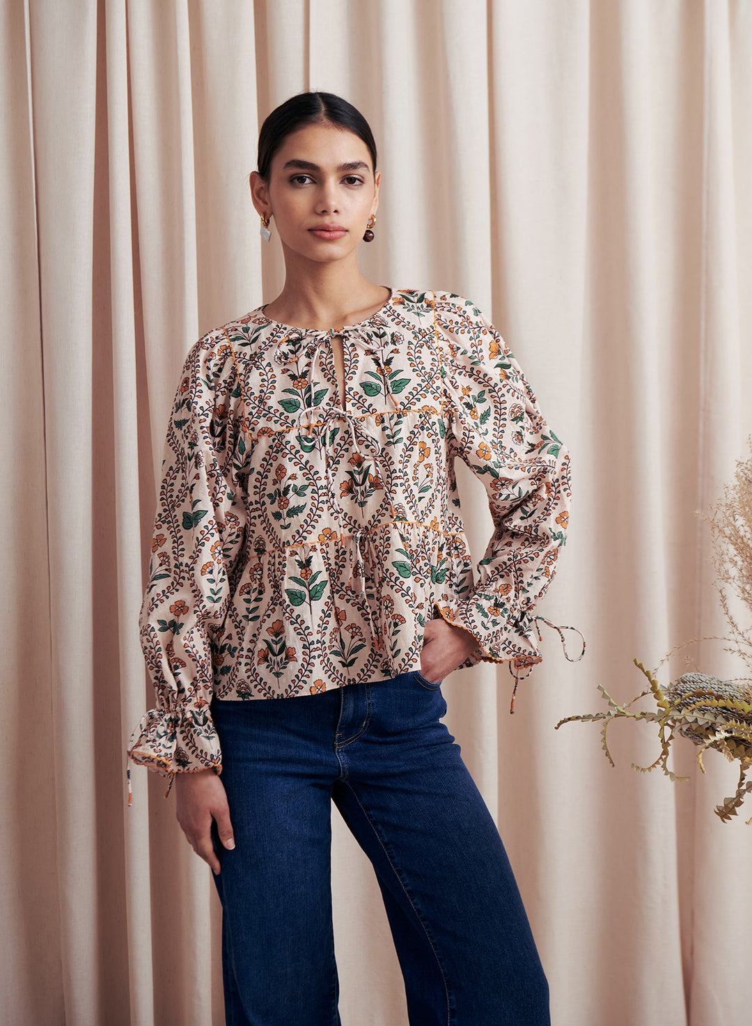 Saylor Ira Top - Capri by Sunset & Co.