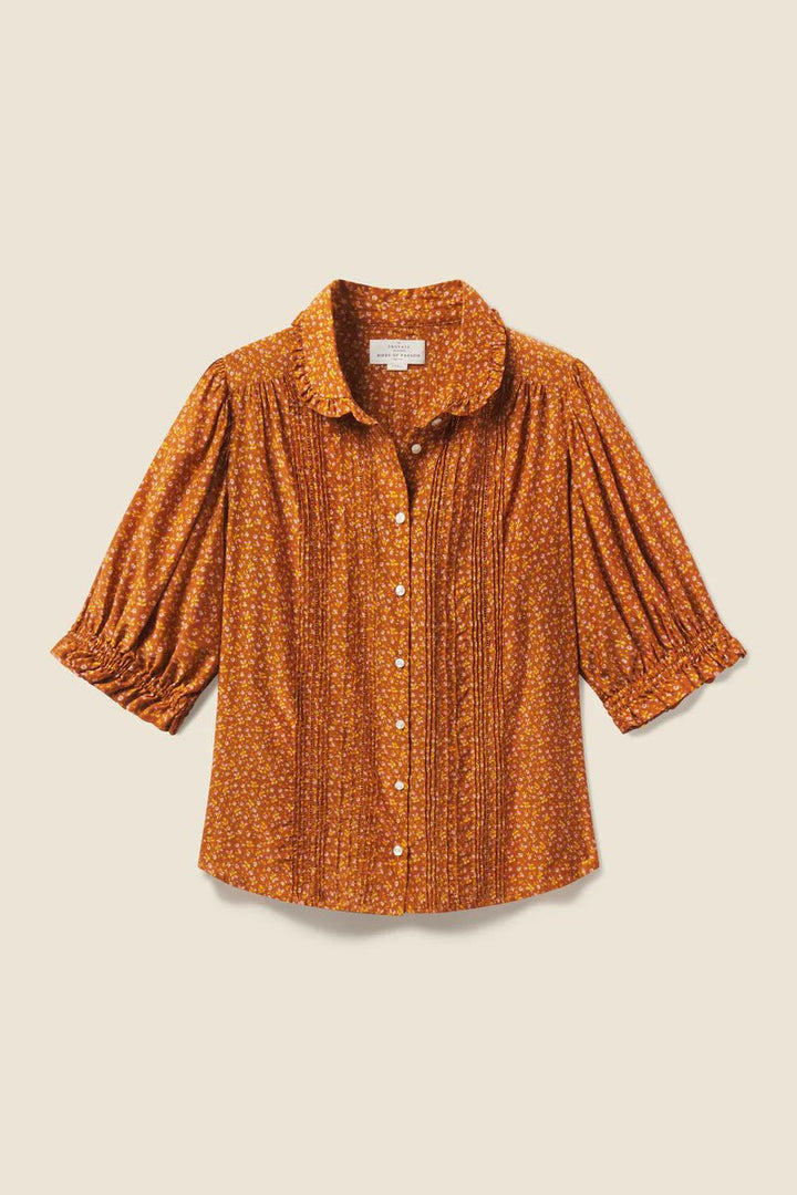 Trovata Gemma Blouse - Capri by Sunset & Co.