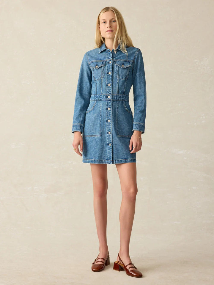 Faherty Michelle Denim Dress - Capri by Sunset & Co.