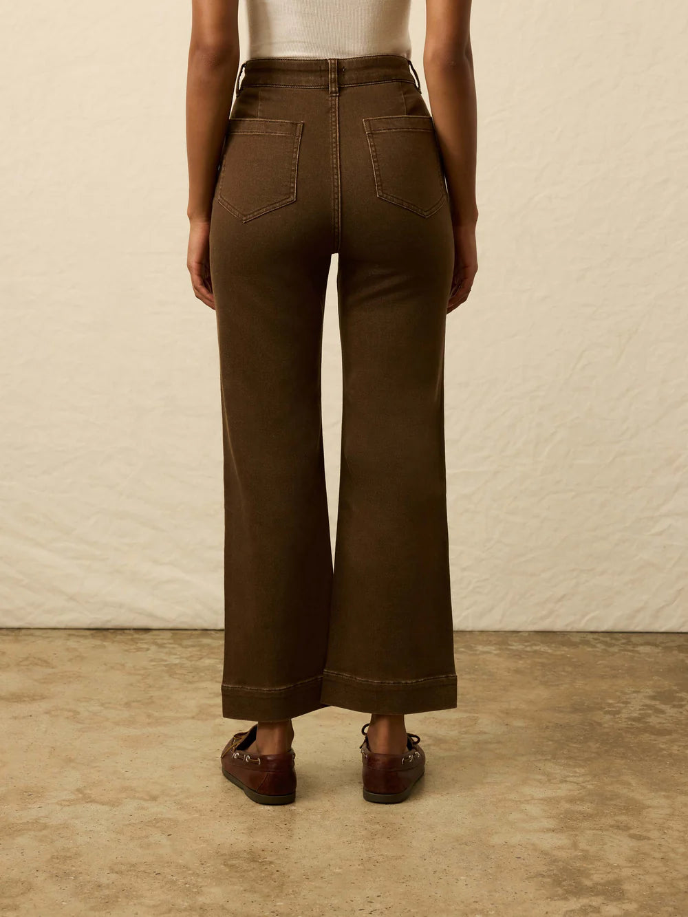 Faherty Stretch Terry Patch Pocket Ankle Length Pant
