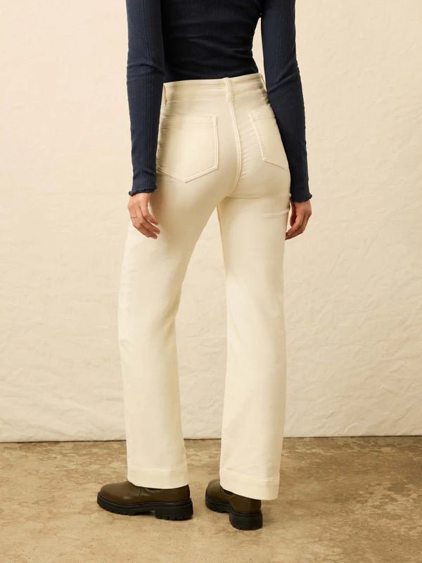 Faherty Stretch Terry Patch Pocket Ankle Length Pant - Capri by Sunset & Co.