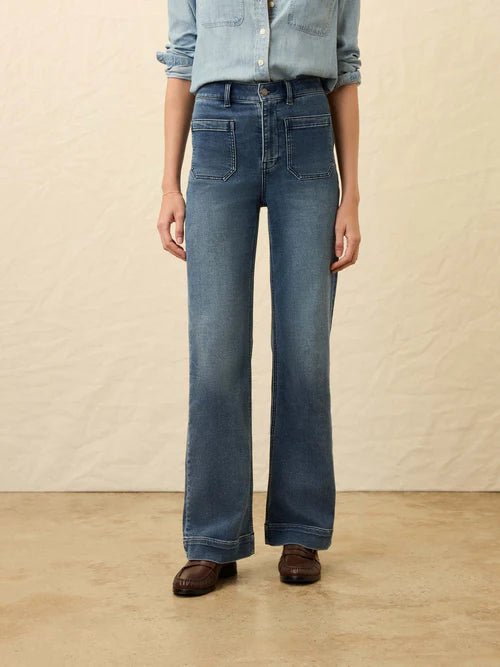 Faherty Stretch Terry Patch Pocket Full Length Pant - Capri by Sunset & Co.