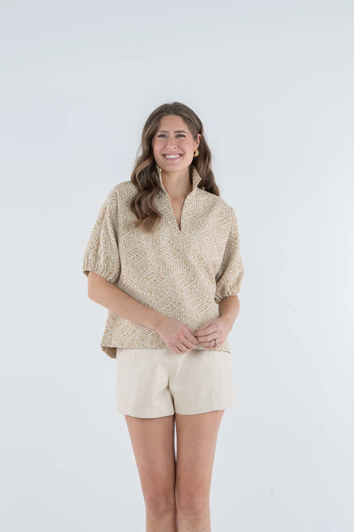 Emily McCarthy Poppy Top - Capri by Sunset & Co.