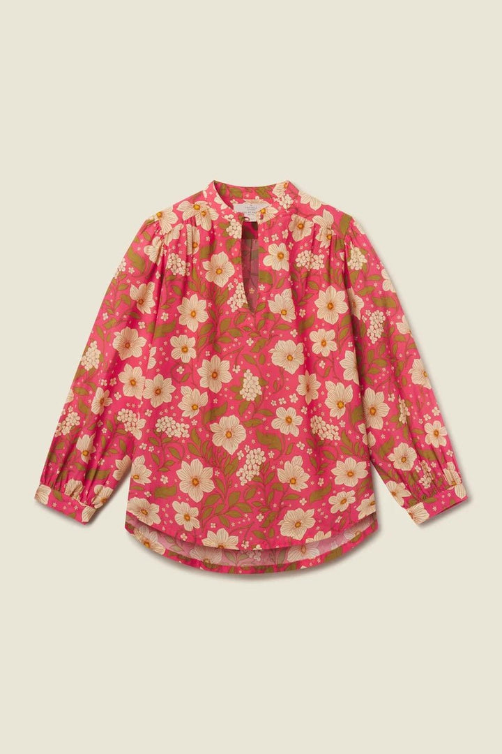 Trovata Bailey Blouse - Capri by Sunset & Co.