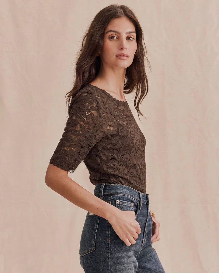 Splendid Skyler Lace Top