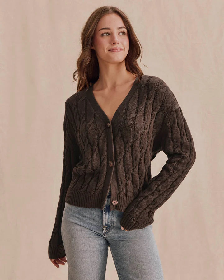 Splendid Rubi Cable Cardigan