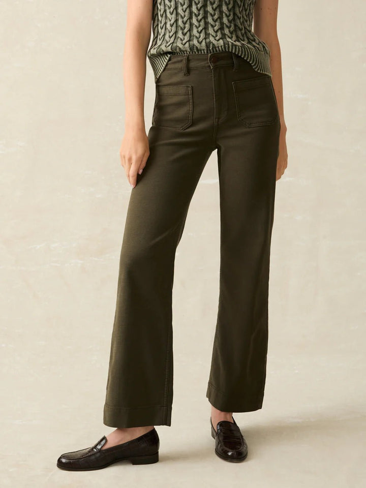 Faherty Stretch Terry Patch Pocket Pant - Capri by Sunset & Co.