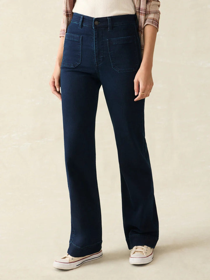 Faherty Stretch Terry Patch Pocket Pant - Capri by Sunset & Co.