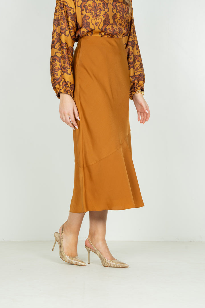 Emily McCarthy Bias Midi Skirt