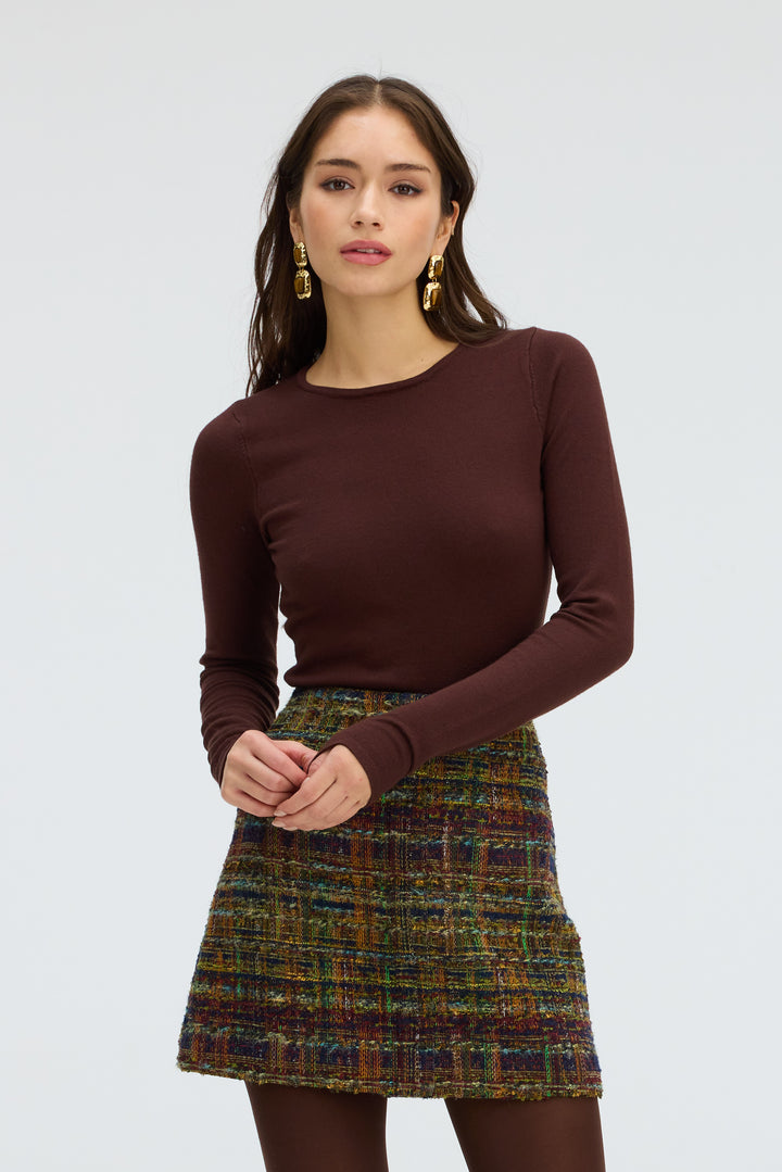 Allison New York Rosie Tweed Skirt