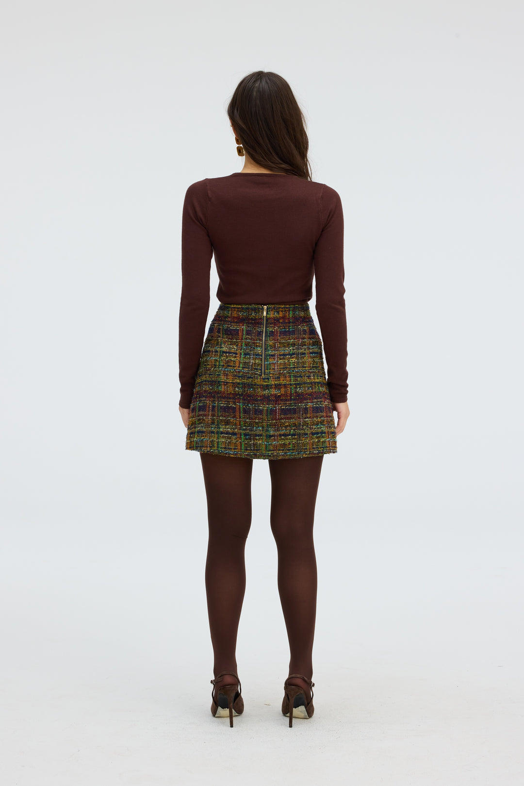 Allison New York Rosie Tweed Skirt