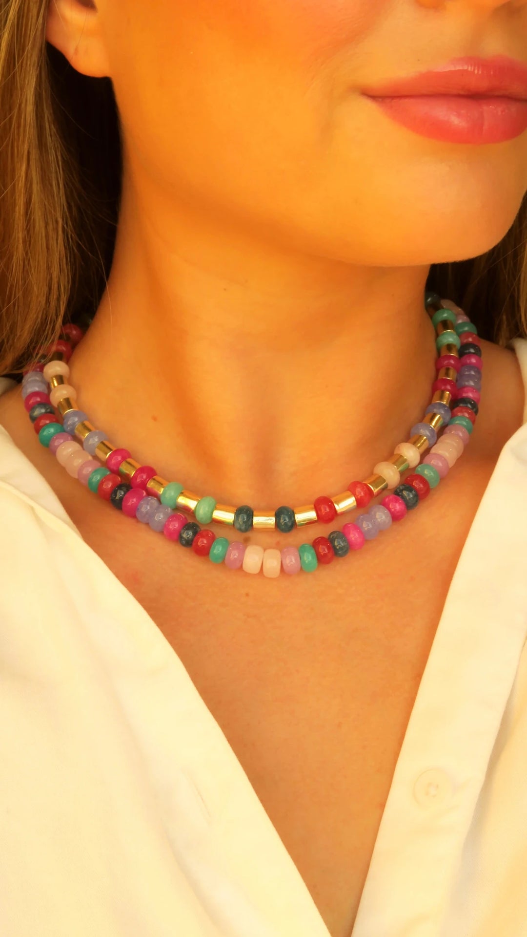 Accessory Concierge Hibiscus Collar - Capri by Sunset & Co.