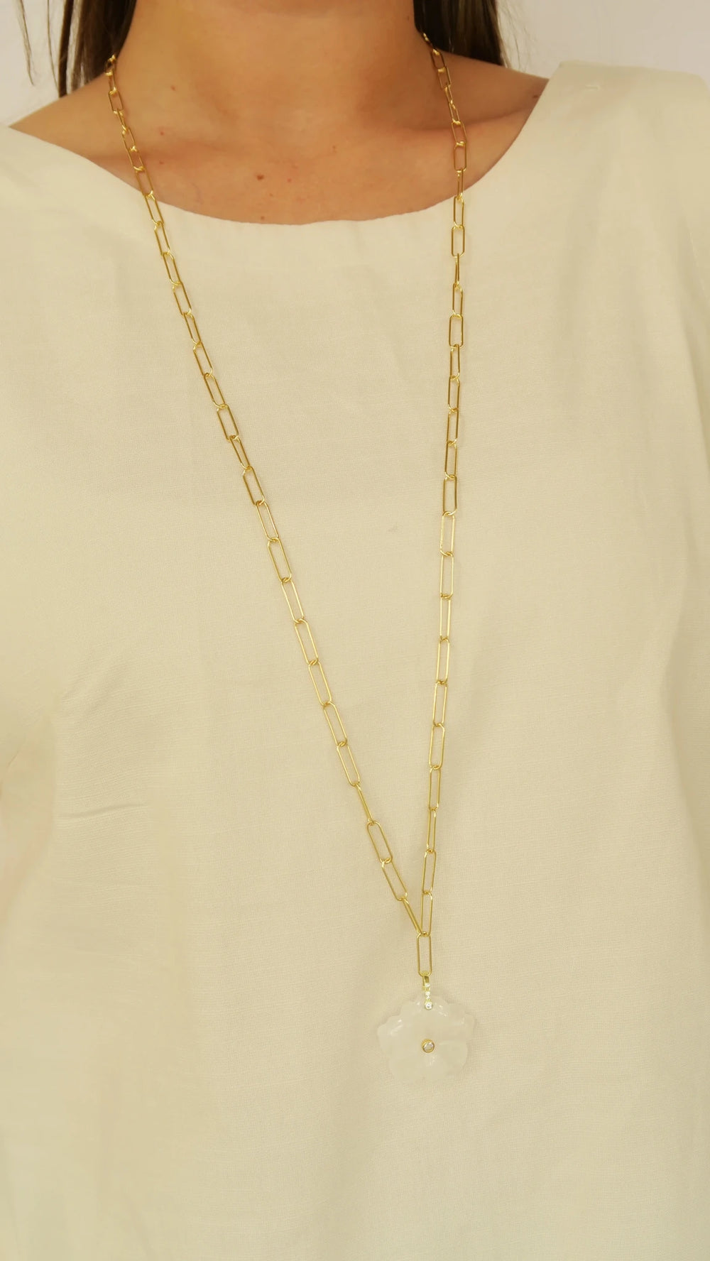 Accessory Concierge Long Amalfi Chain Necklace - Capri by Sunset & Co.