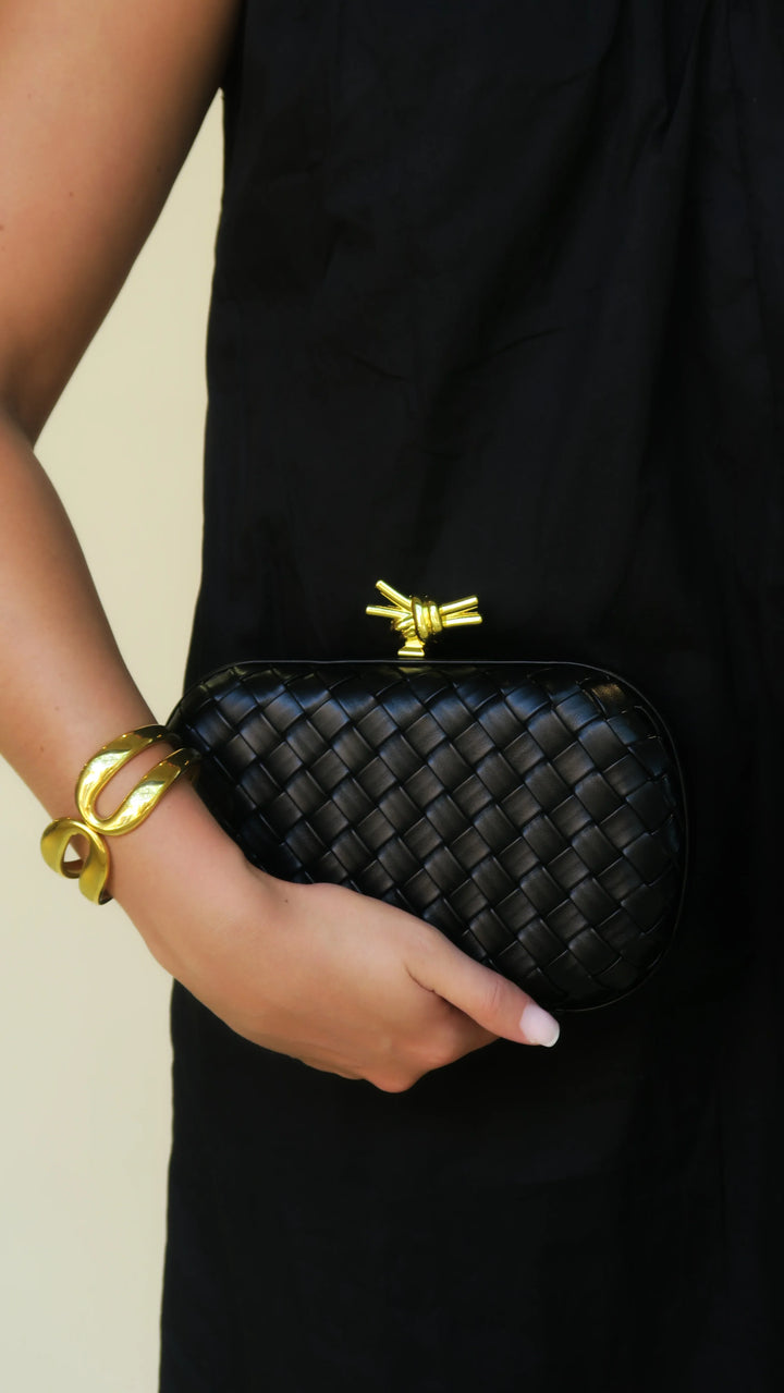Accessory Concierge Bonsoir Woven Clutch - Capri by Sunset & Co.