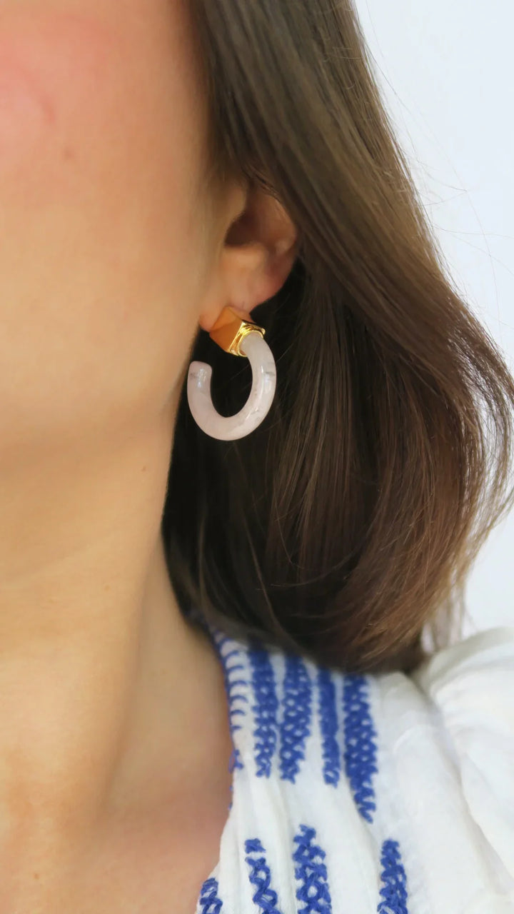 Accessory Concierge Barbados Hoops - Capri by Sunset & Co.