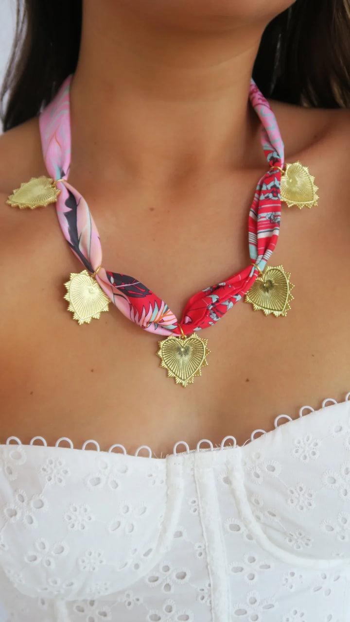 Accessory Concierge Wildflower Charm Necklace - Capri by Sunset & Co.