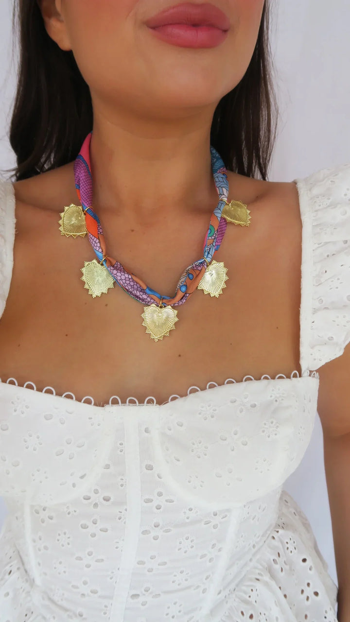 Accessory Concierge Wildflower Charm Necklace - Capri by Sunset & Co.