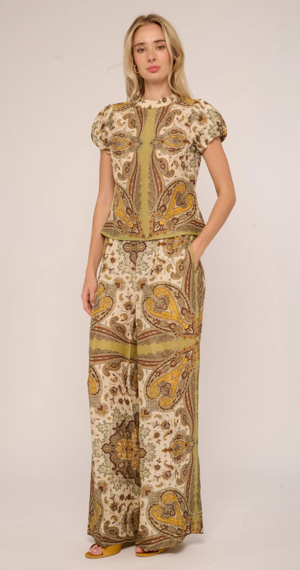 Love the Label Ava Top - Capri by Sunset & Co.