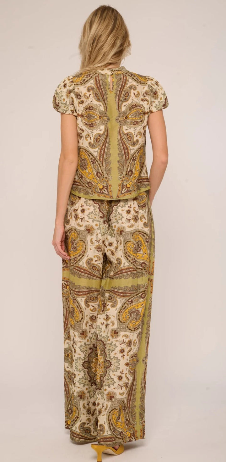 Love the Label Ava Top - Capri by Sunset & Co.