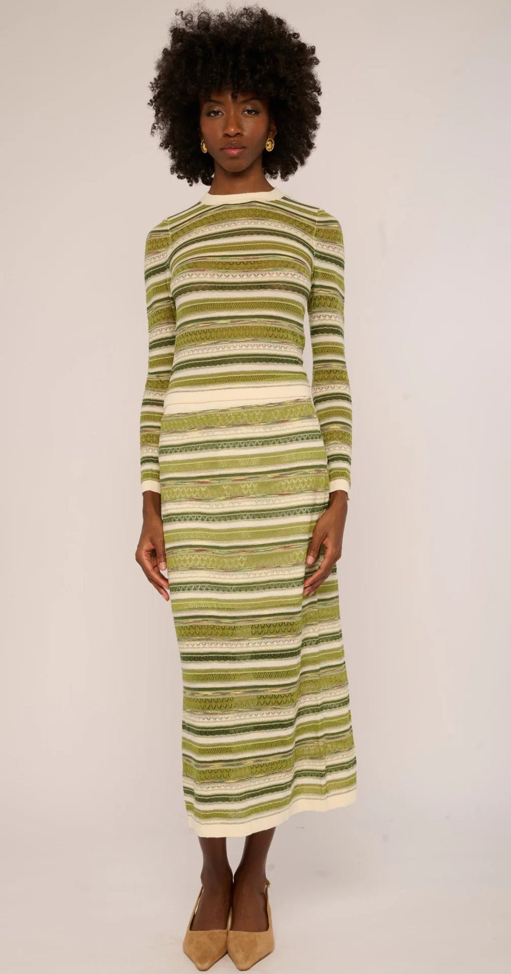 Love the Label Waverly Knit Skirt - Capri by Sunset & Co.
