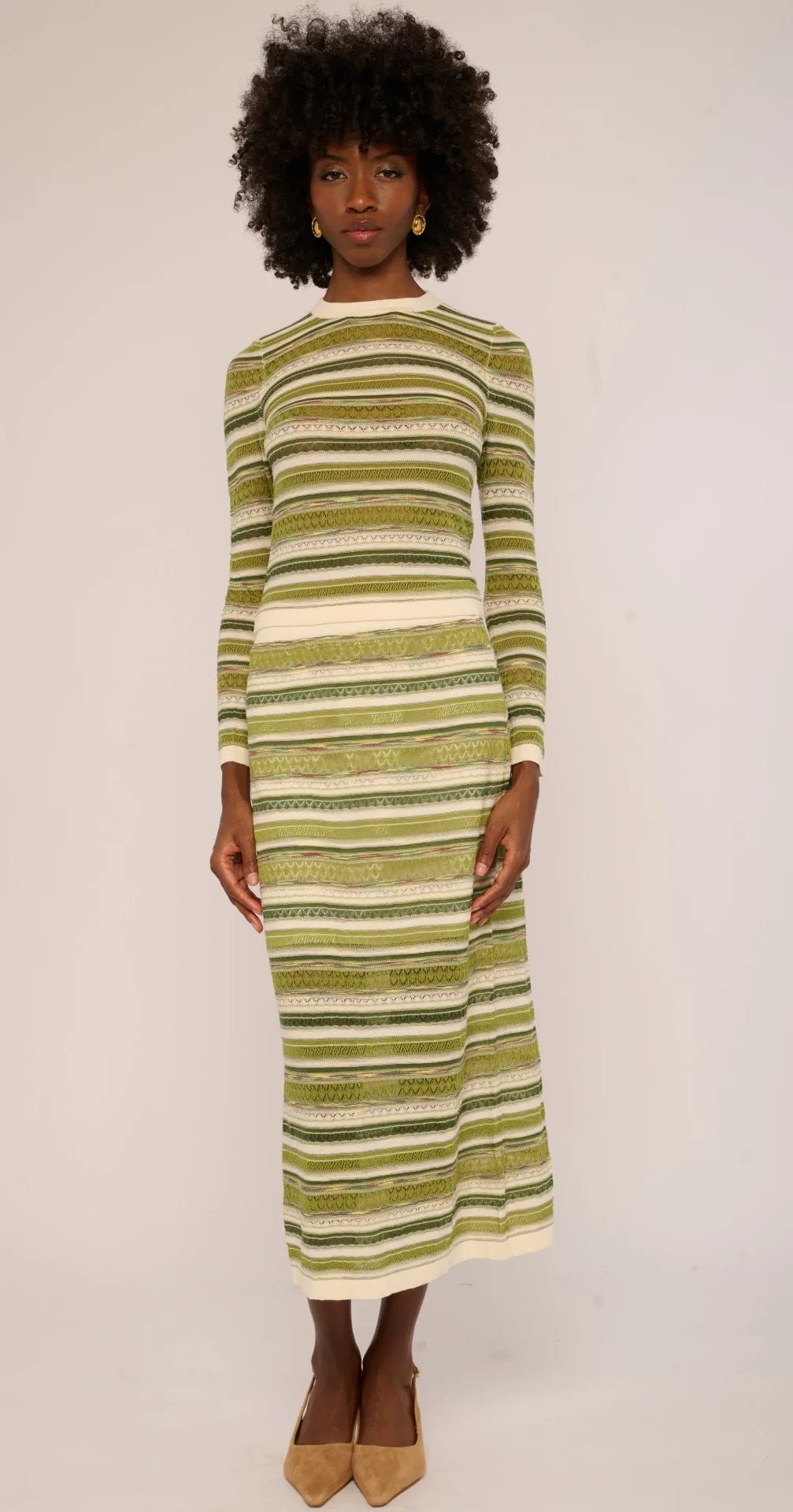 Love the Label Waverly Knit Skirt - Capri by Sunset & Co.