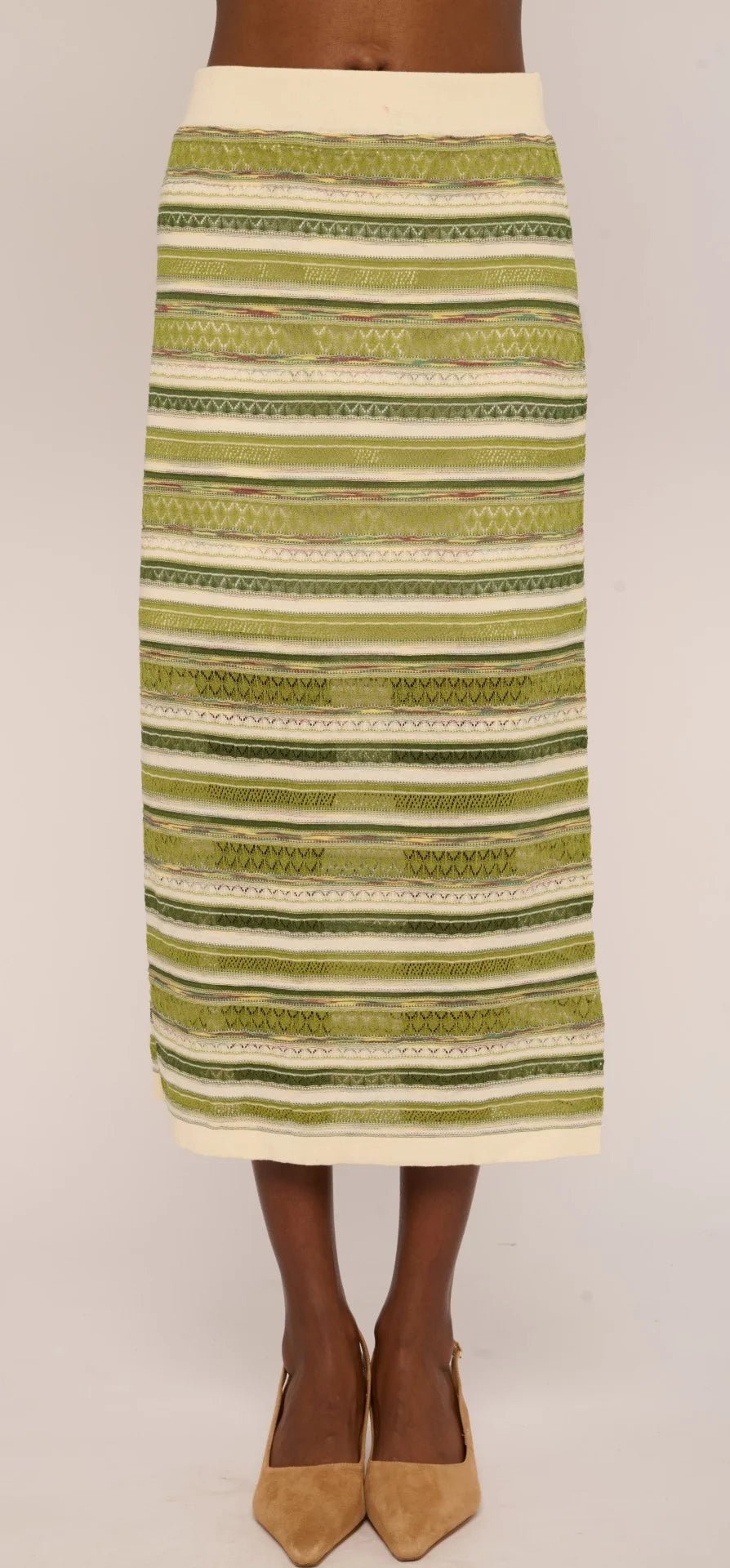 Love the Label Waverly Knit Skirt - Capri by Sunset & Co.