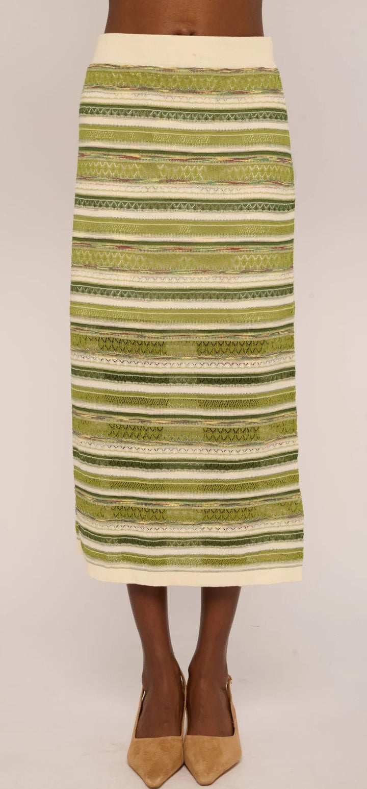 Love the Label Waverly Knit Skirt - Capri by Sunset & Co.