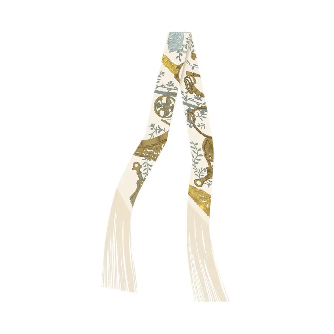 Frilly Scarf with Fringe - Capri by Sunset & Co.
