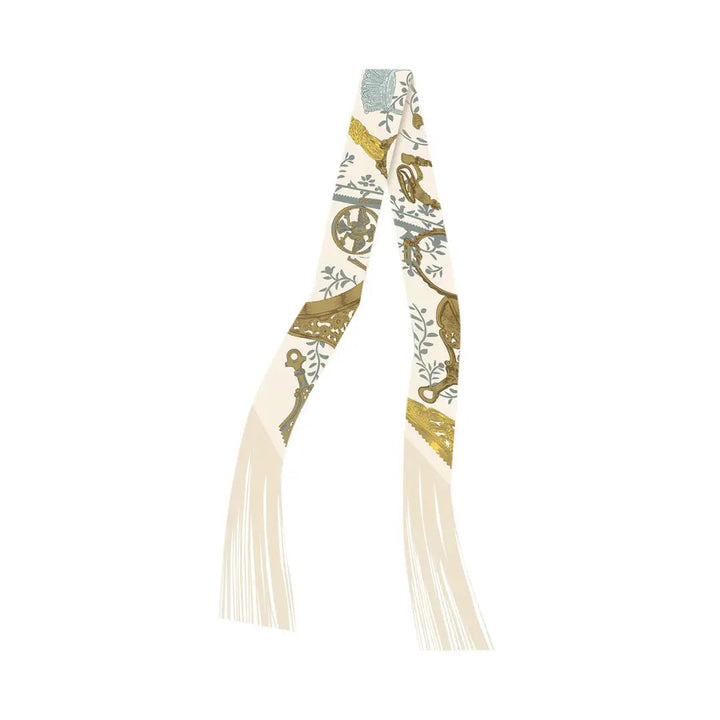 Frilly Scarf with Fringe - Capri by Sunset & Co.
