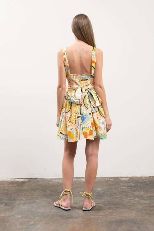 Moon River Corset Detail Mini Dress - Capri by Sunset & Co.