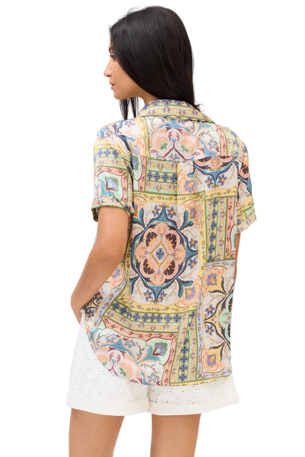 ALLISON New York Gemma Button Down - Capri by Sunset & Co.