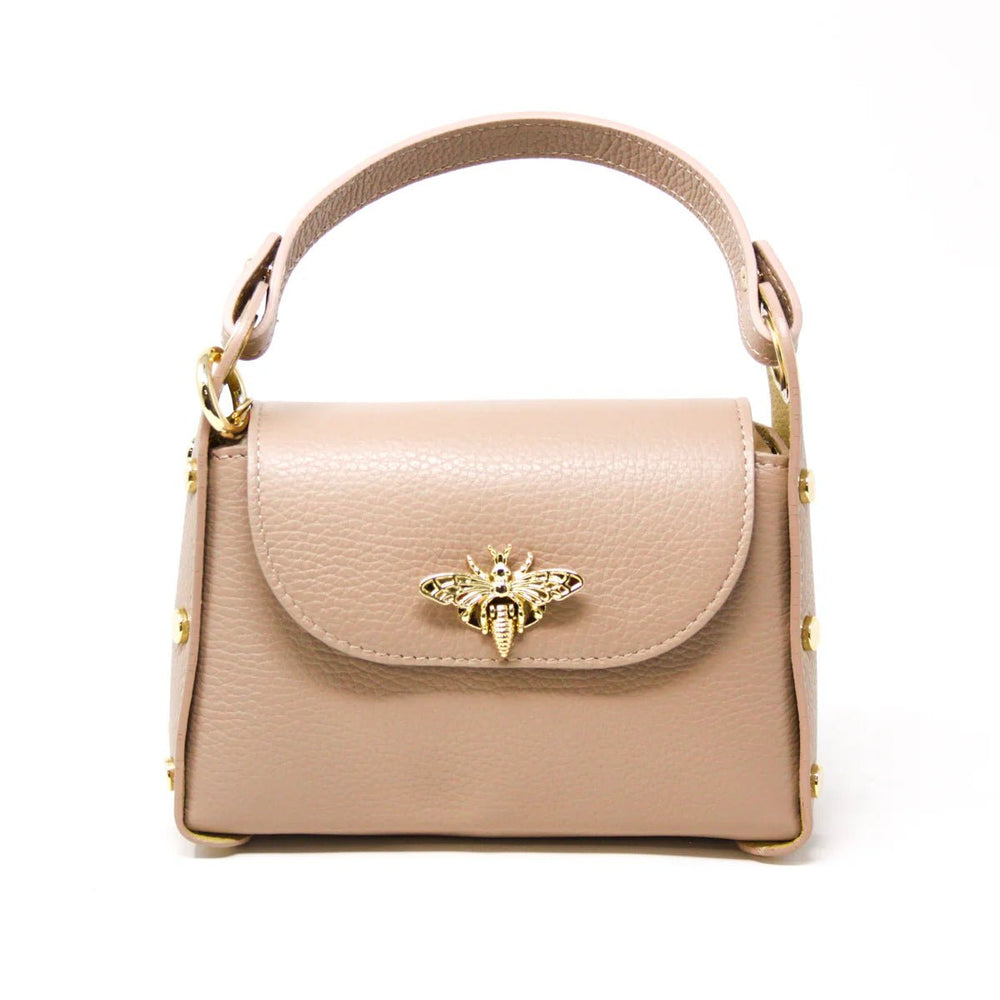 German Fuentes Leather Bee Bag - Capri by Sunset & Co.