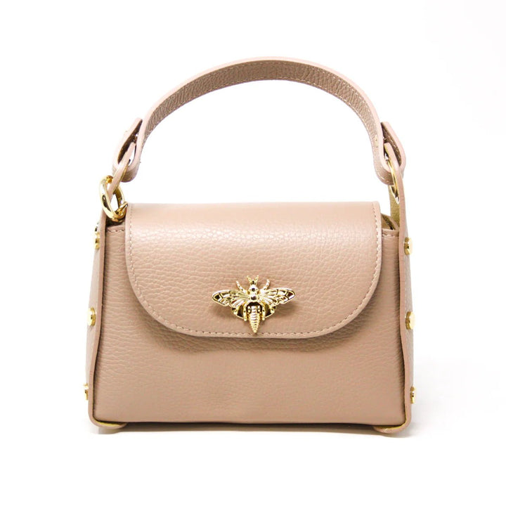 German Fuentes Leather Bee Bag - Capri by Sunset & Co.