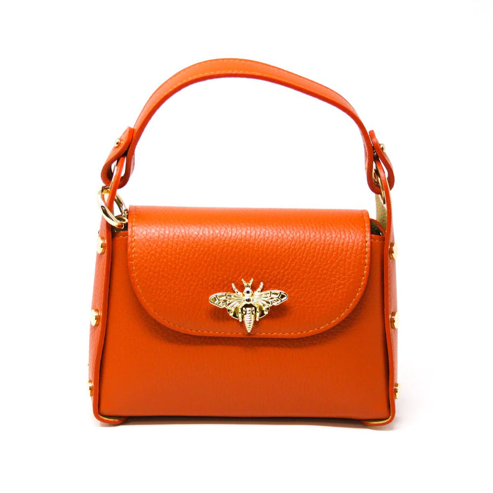 German Fuentes Leather Bee Bag - Capri by Sunset & Co.